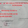 Bán 1180 m2 đất thương mại dịch vụ ở khu du lịch Tam Đảo - Vĩnh Phúc