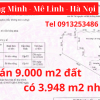 Bán 9000 m2 đất có 3.398 m2 nhà xưởng KCN Quang Minh - Mê Linh - Hà Nội
