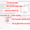 Bán 35973 m2 đất khu công nghiệp Long Bình An - Tuyên Quang