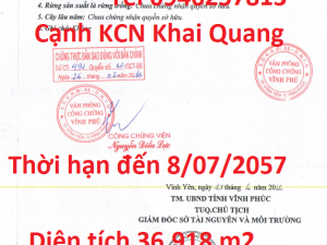 Cho thuê đất và nhà xưởng cạnh khu công nghiệp Khai Quang