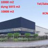 Bản vẽ 2 về Kiến trúc xưởng của lô đất 10000 m2 có diện tích xây dựng 5972 m2 và diện tích sàn 10008 m2