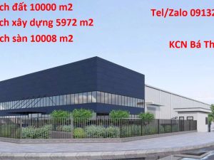 Bản vẽ 2 về Kiến trúc xưởng của lô đất 10000 m2 có diện tích xây dựng 5972 m2 và diện tích sàn 10008 m2