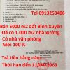 Bán 5400 m2 đất Bình Xuyên cùng 1000 m2 nhà xưởng và một sô hạng mục phụ trợ khác