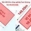 Khu công nghiệp Tam Dương - Vĩnh Phúc có 02 lô đất cần bán