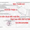Bán 71160 m2 đất khu công nghiệp Bá Thiện - Bình Xuyên - Vĩnh Phúc