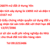Bán 26879 m2 đất ở Mỹ Hào Hưng yên cùng 13167 m2 nhà xưởng