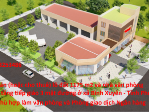 Bán nhà văn phòng tiếp giáp 3 tuyến đường có giao thông thuận lợi phù hợp làm văn phòng và phòng giao dịch ngân hàng