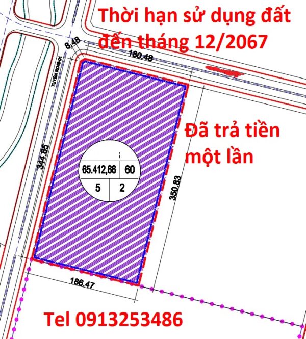 Bán 65412 m2 đất khu công nghiệp Bá Thiện - Tỉnh Phú Thọ