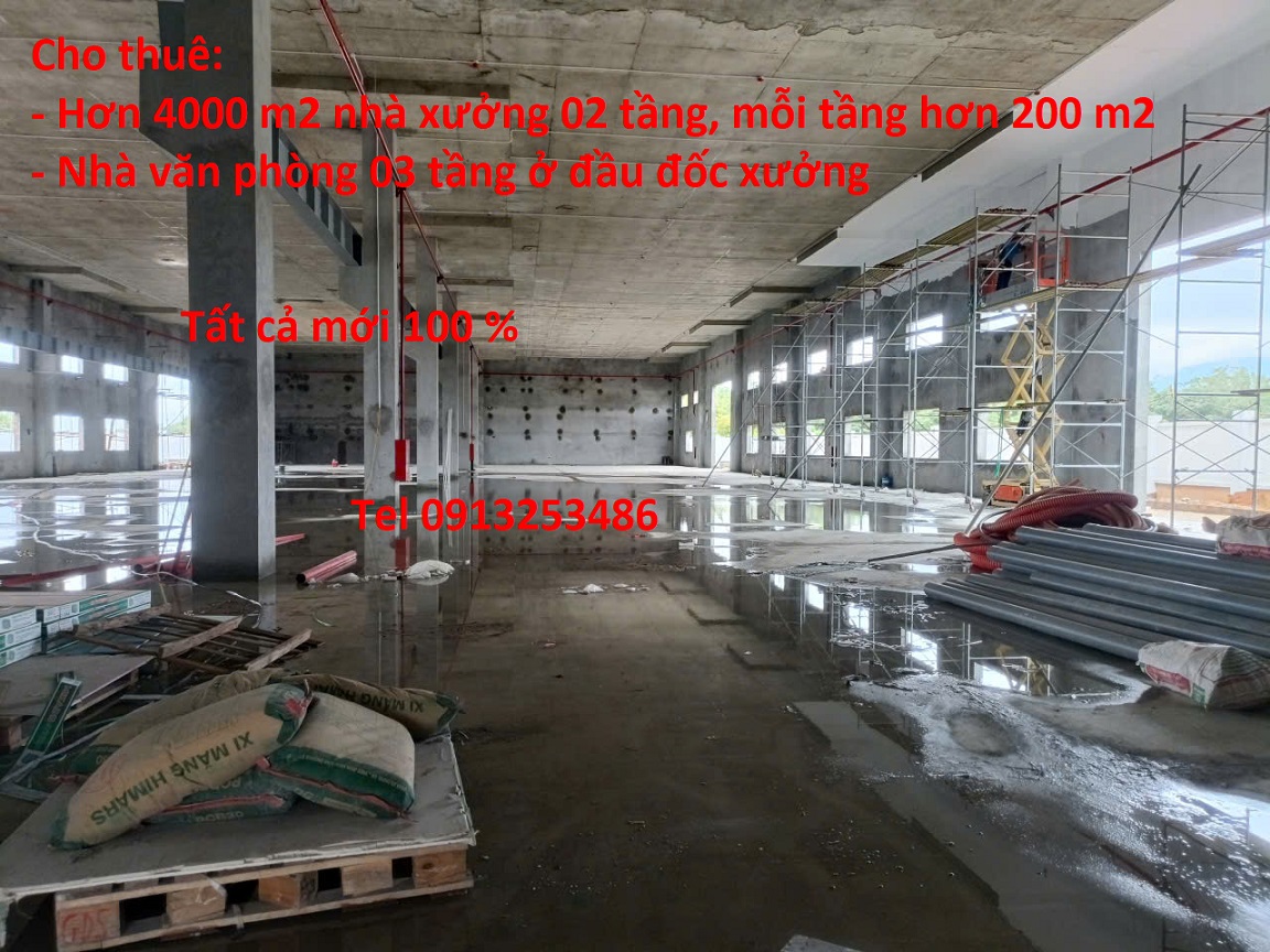 Cho thuê nhà xưởng Phú Thọ gồm hơn 4000 m2 nhà xưởng mới 100% ở Huyện Tam Dương - Tỉnh Vĩnh Phúc (cũ)