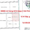 Bán 30000 m2 đất trong khu công nghiệp Deep C Hải Phòng