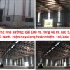 Cho thuê 4000 m2 nhà xưởng mới 100% đang hoàn thiện ở Phù Ninh của dự án sản xuất giấy