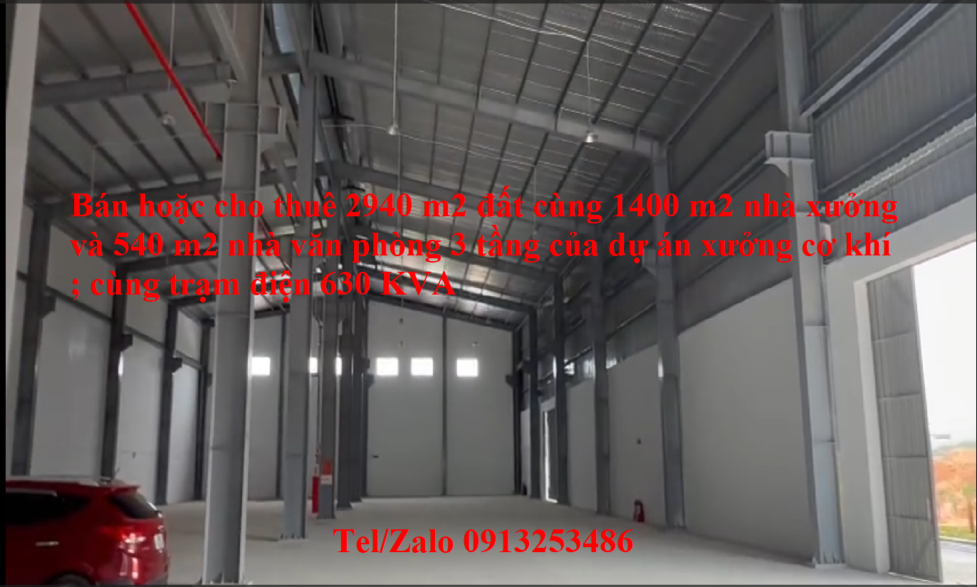 Bán cho thuê chuyển nhượng xưởng cơ khí ở Tam Dương - Vĩnh Phúc - Tỉnh Phú Thọ