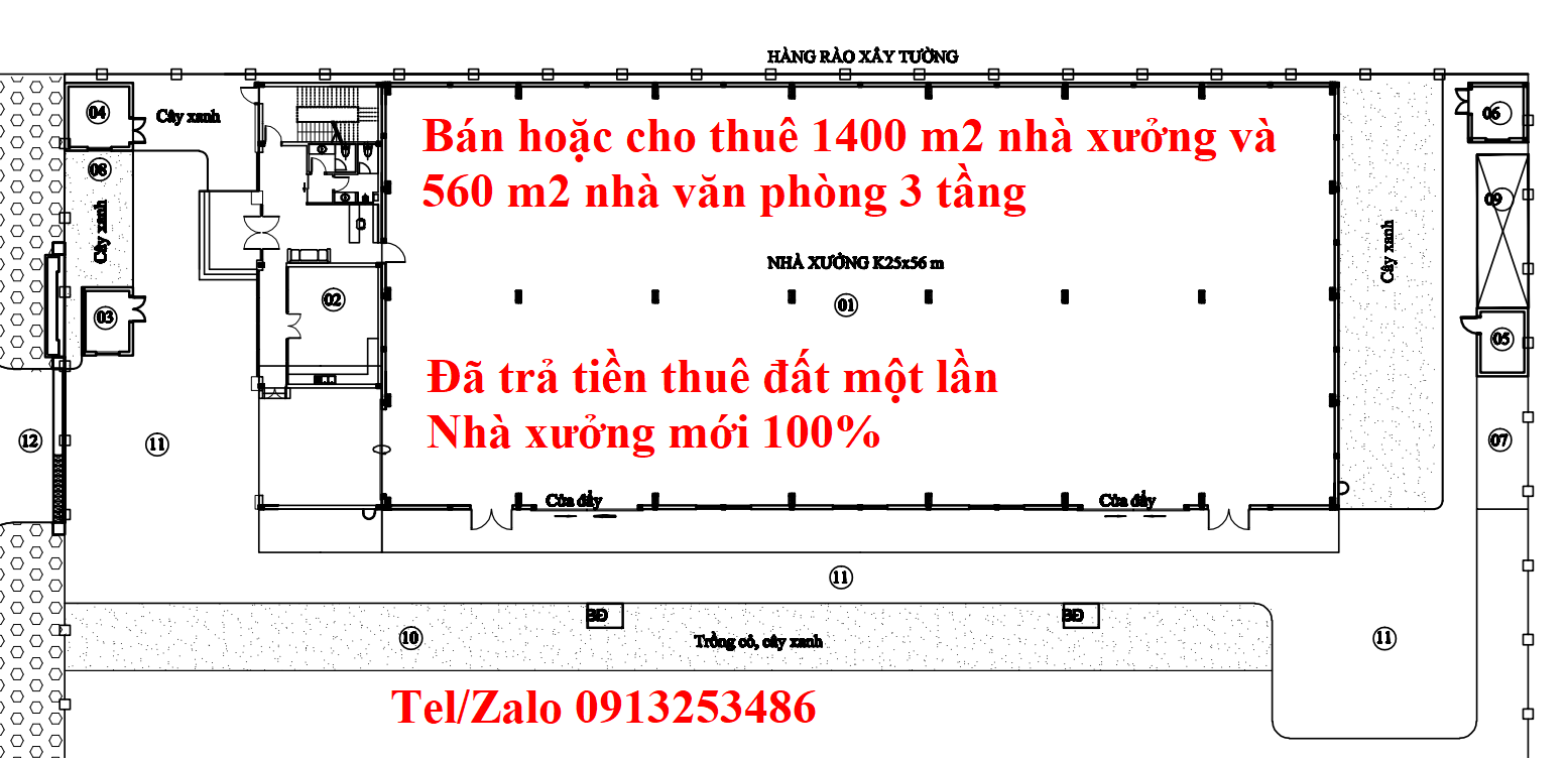 Chuyển nhượng cho thuê nhà xưởng cơ khí ở Tam Dương - Vĩnh Phúc - Tỉnh phú Thọ